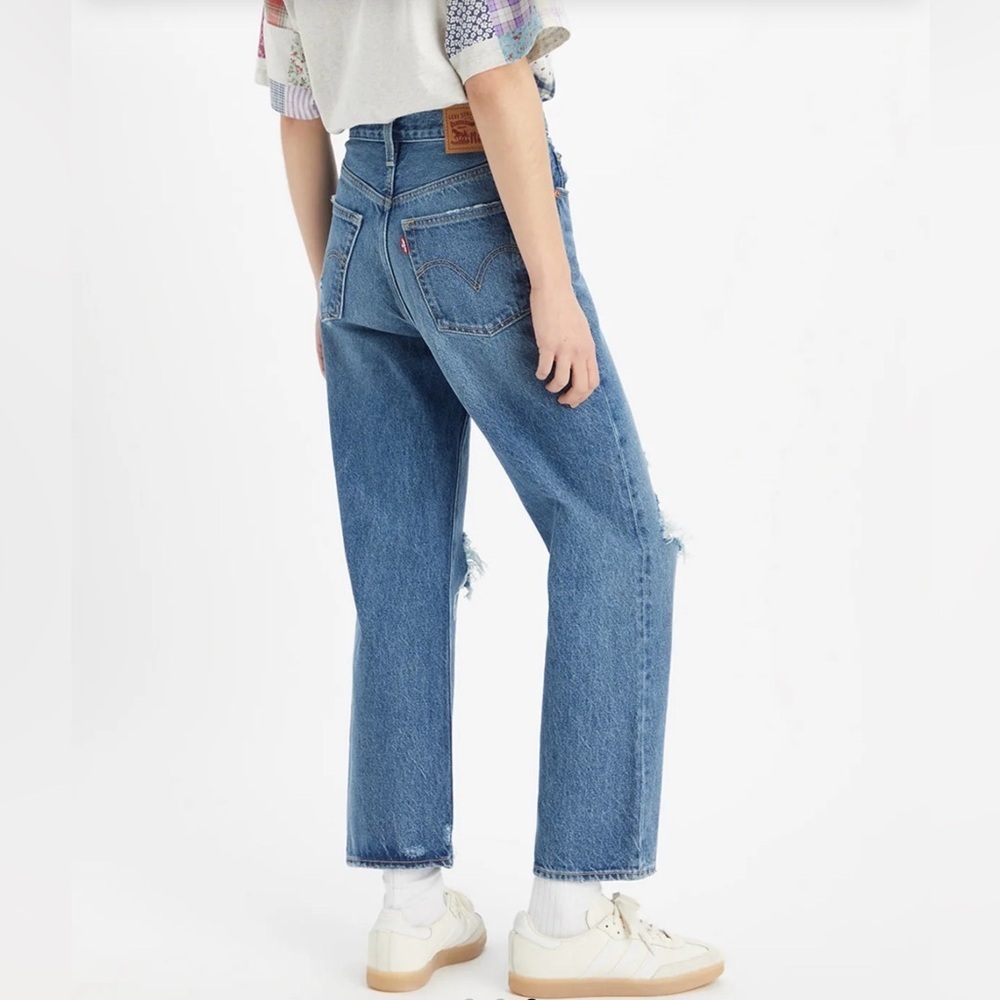 Levi's Ribcage Straight Ankle Jean Size 29 - Picture 2 of 8